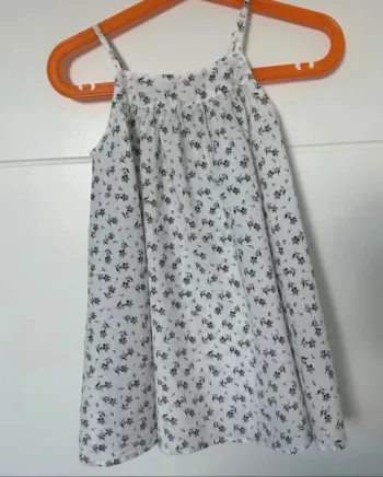 Robe fluide blanche à fleurs Bout'chou fille 18 mois