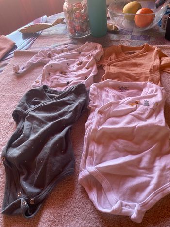 Lot body manche longue 6 mois