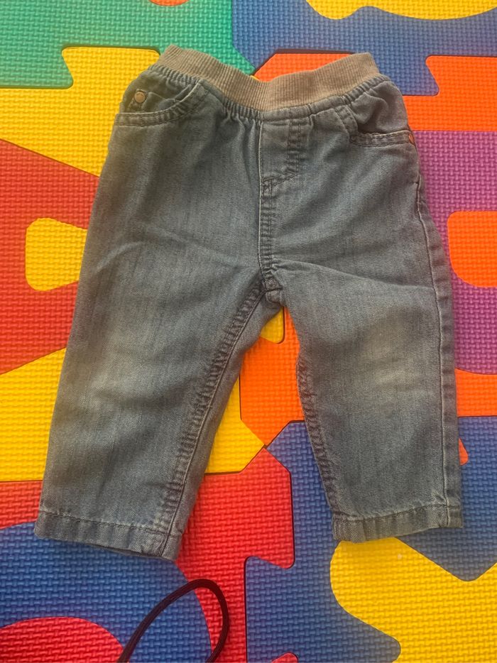 Lot de 8 pantalons / leggings fille taille 9 mois - photo numéro 8