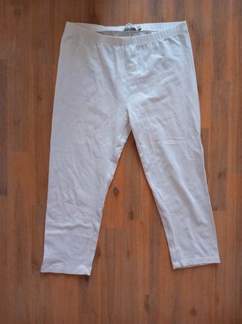 Lot de 2 leggings blancs fille – 12/14 ans