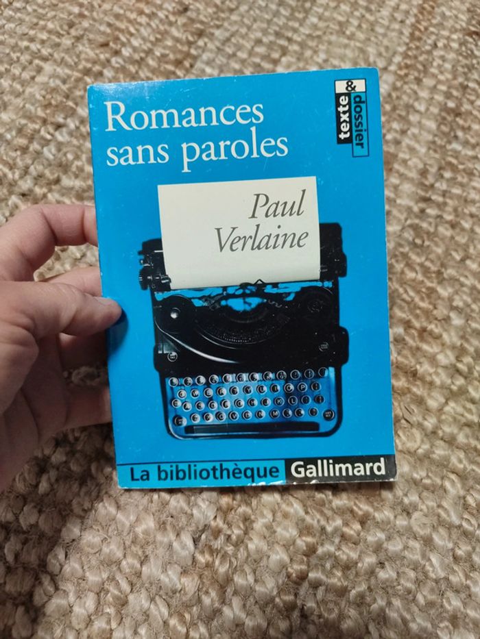 Romances sans paroles Verlaine