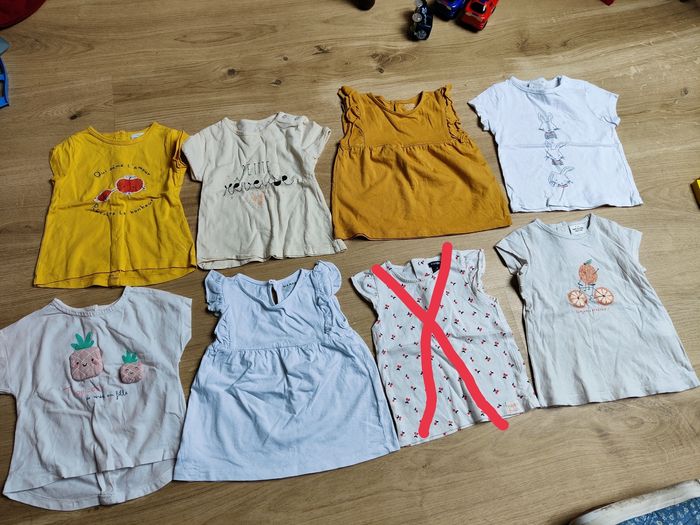 Lot de 8 tee shirts 9mois
