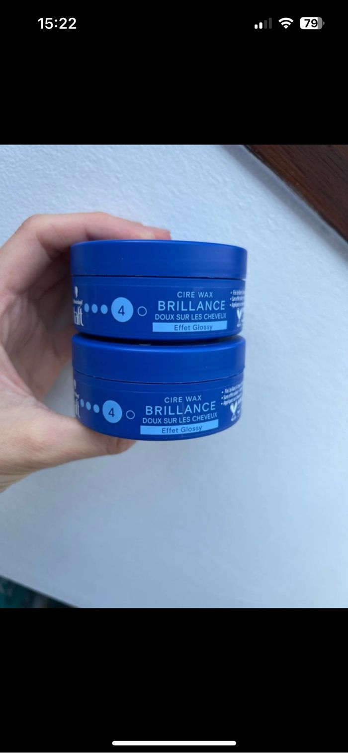 Cire coiffante schwarzkopf taft cire wax brillance effet glossy 75mL Neuf - photo numéro 3