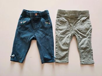 Lot de 2 jeans bébé fille