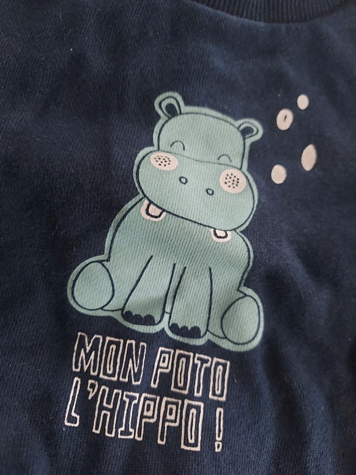 Ensemble jogging Hippopotame 9 mois - photo numéro 2