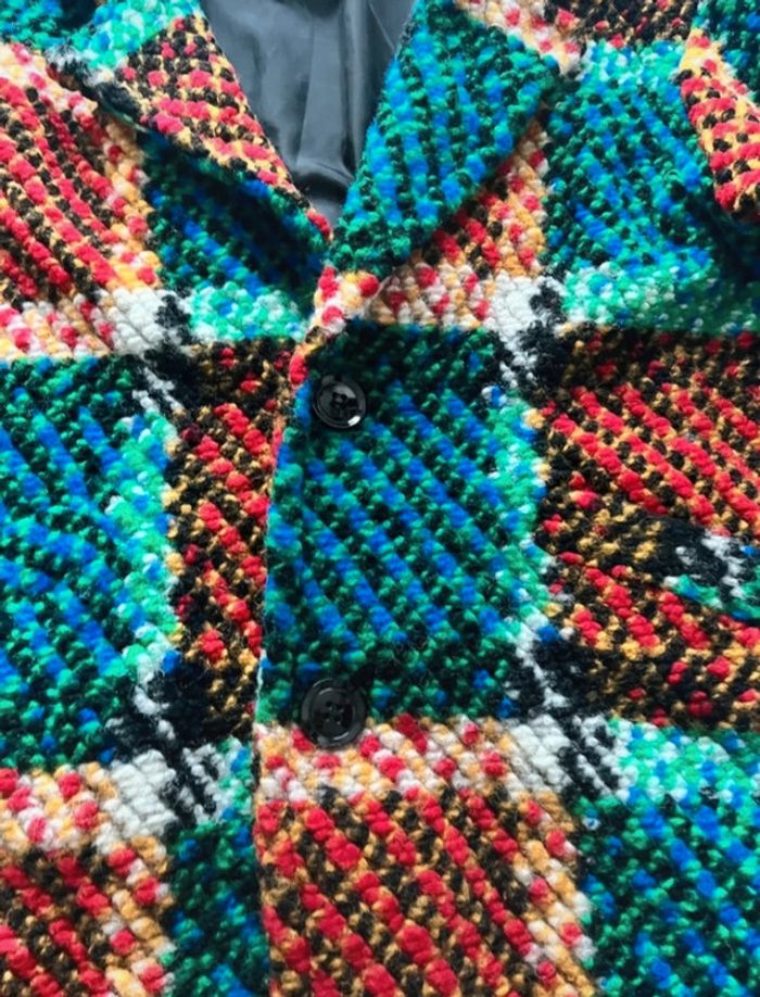 Manteau Vinted en Laine Multicolore - photo numéro 3