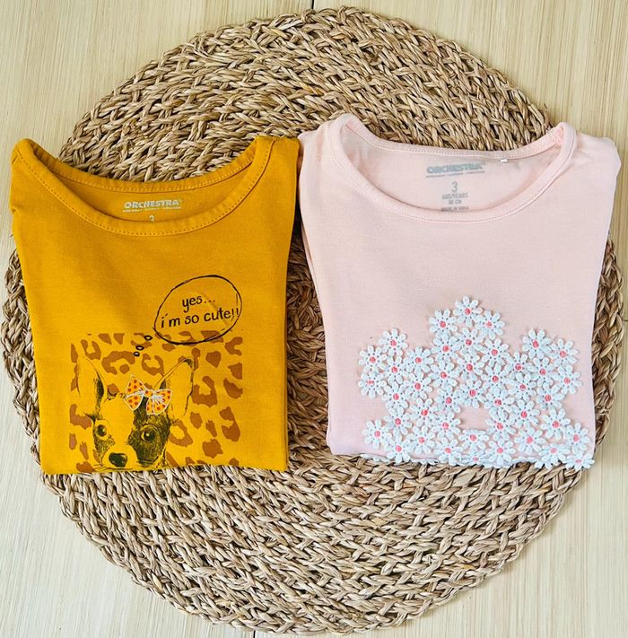 Lot tee-shirts manches longues Orchestra