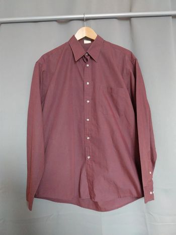 Chemise bordeaux