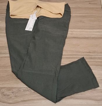 Pantalon femme grossesse kaki