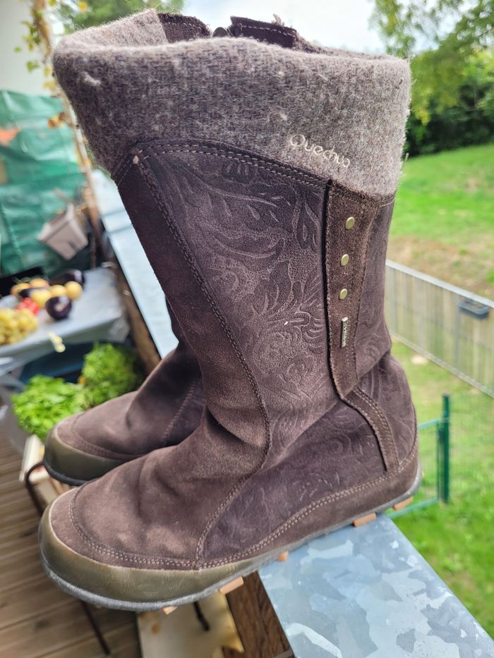 botte fourré queshua femme t40 (15e) - photo numéro 2