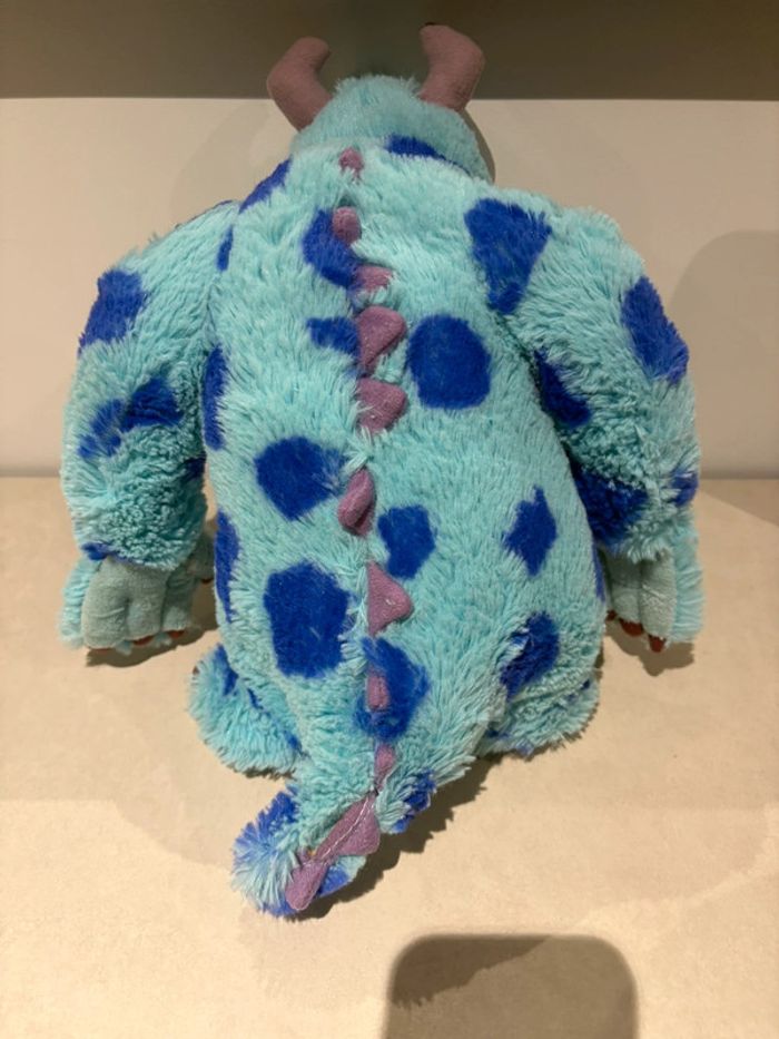 Peluche Sulli Monstres et Cie Disneyland Paris Disney bleu violet Sully 35 cm Peluche toute douce - photo numéro 2