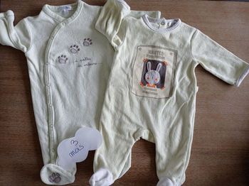 Lot de 2 pyjamas mixtes