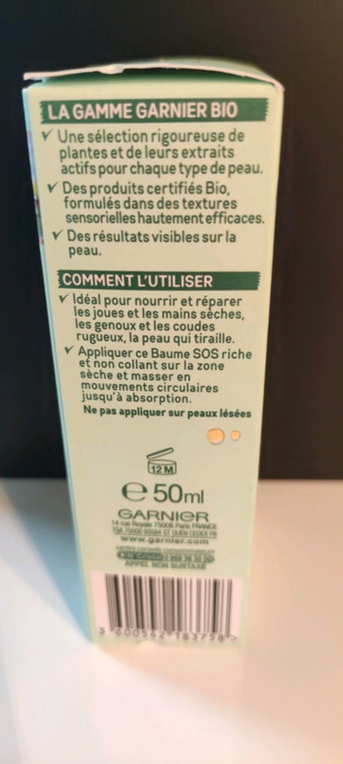 Baume SOS multi-usages visage corps et mains Garnier bio - photo numéro 9