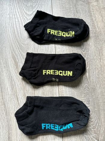 Lot 2 de 3 socquettes FreeGun 35-38