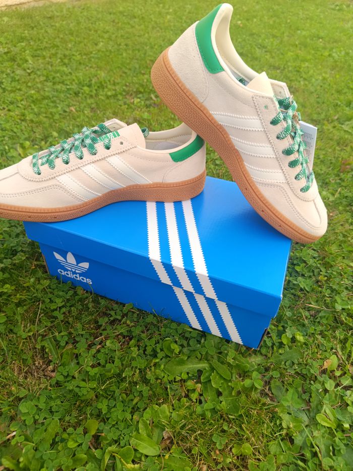 adidas handball spezial unisex white & cream white & green - 36 - photo numéro 8