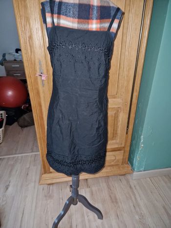 Superbe robe à Bretelles noire st Michaels marks and spencer vintage