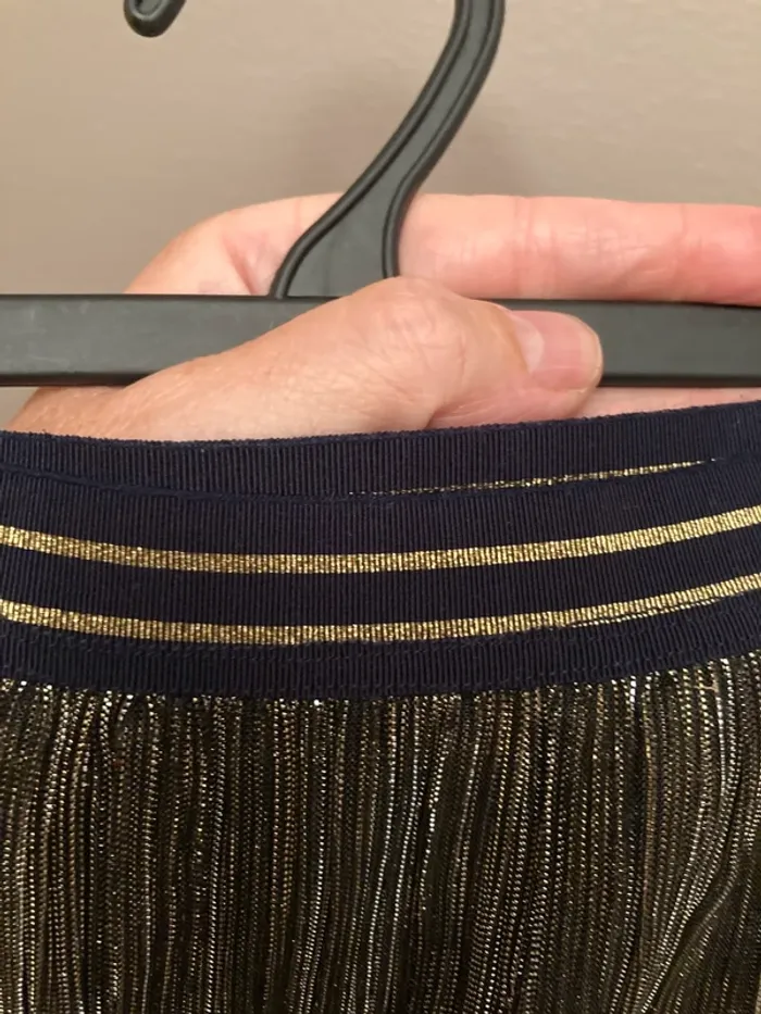 Maison Jean Bourget jupe lurex doré 5 ans - photo numéro 4