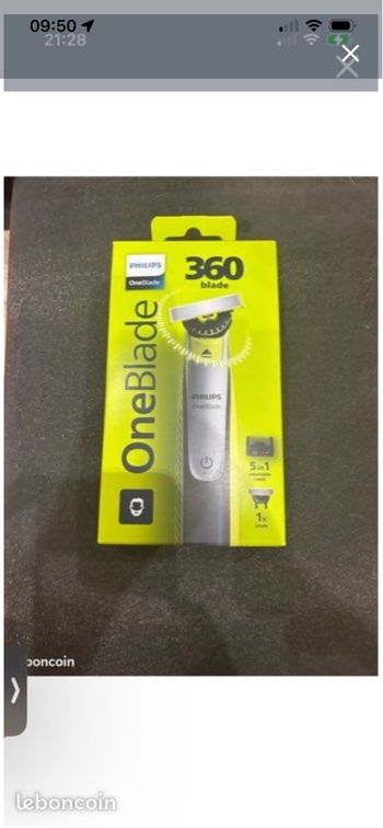 Tondeuse One blade Philips 