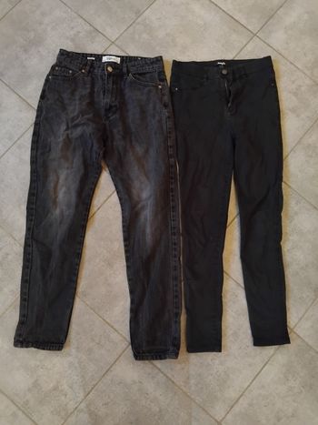 Lot 2 jeans noir