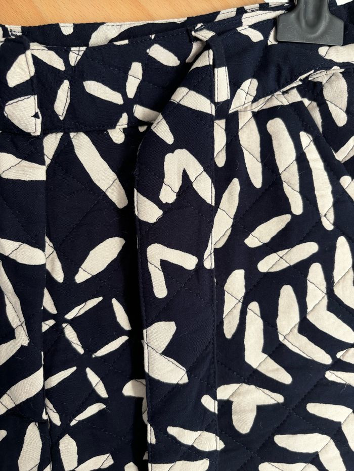 Short en tissu matelassé imprimé noir et blanc Atelier Rêve neuf - photo numéro 4