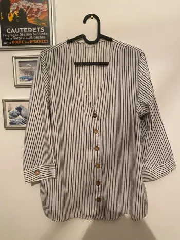 Chemise à rayures