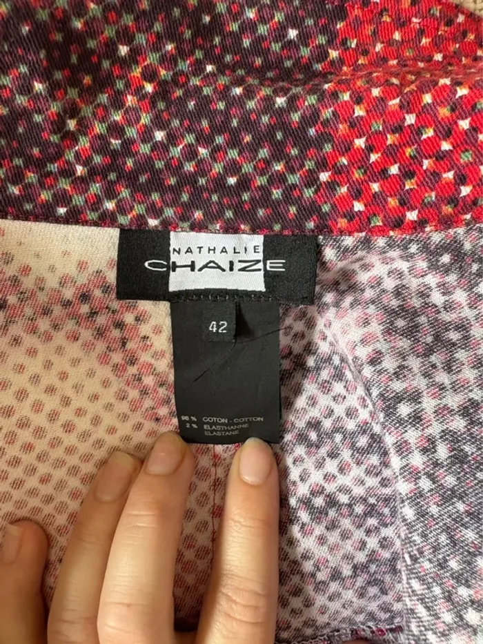 Veste courte Nathalie Chaize – Taille 42 – coton - photo numéro 5
