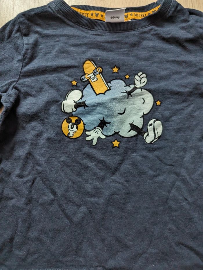 Tee shirt manches longues Mickey - photo numéro 2