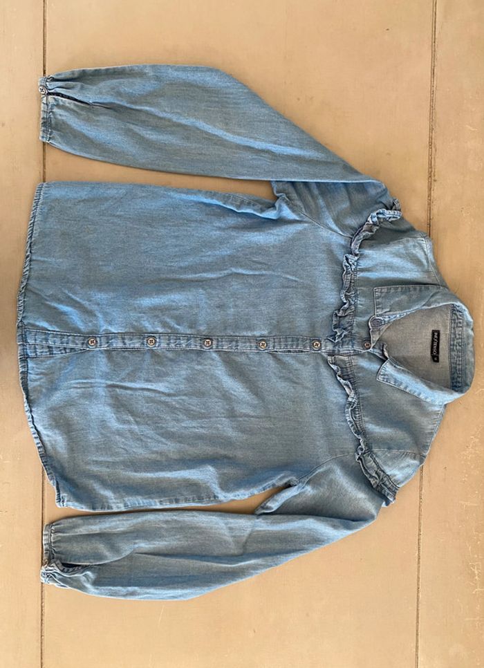 Chemise en jeans bleu In Extenso taille 14 ans - photo numéro 5