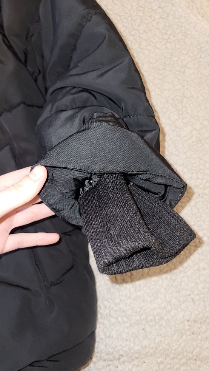 doudoune noir pull and bear - photo numéro 4