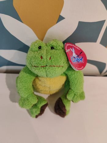 Peluche doudou grenouille gipsy