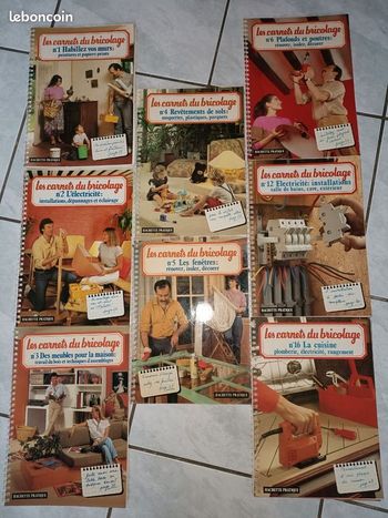 8 revues illustrés sur le bricolage - diverses thématiques
