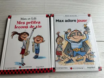 Lot 2 livres Max et Lili
