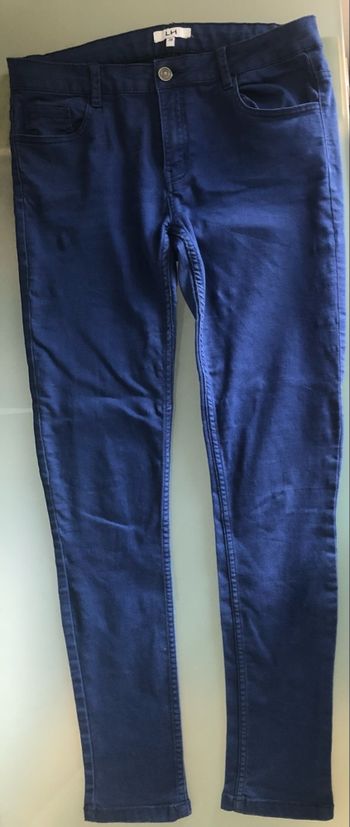Pantalon bleu la halle taille 38