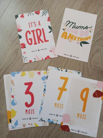 Cartes etapes 12 mois