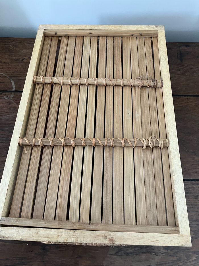 Joli plateau en bambou - photo numéro 4