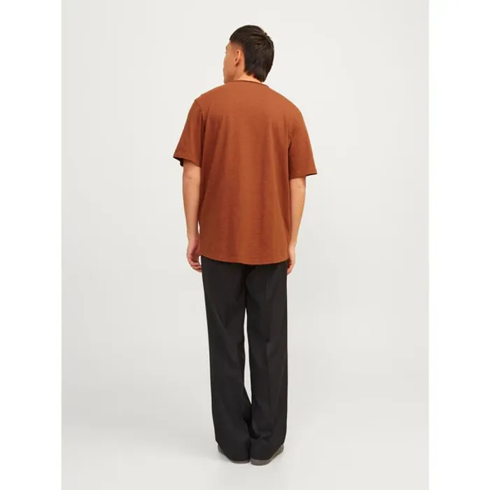 T-shirt Jack & Jones marron homme Taille M Neuf - photo numéro 3