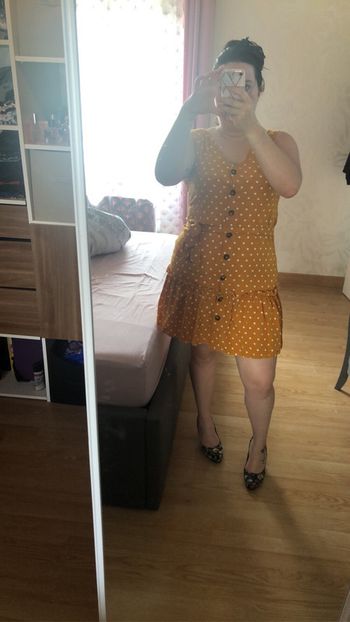 Robe 👗moutarde idéal ete