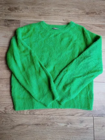 Pull vert fille Duveteux only 11_12