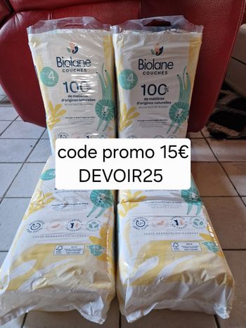176 couches Biolane taille 4