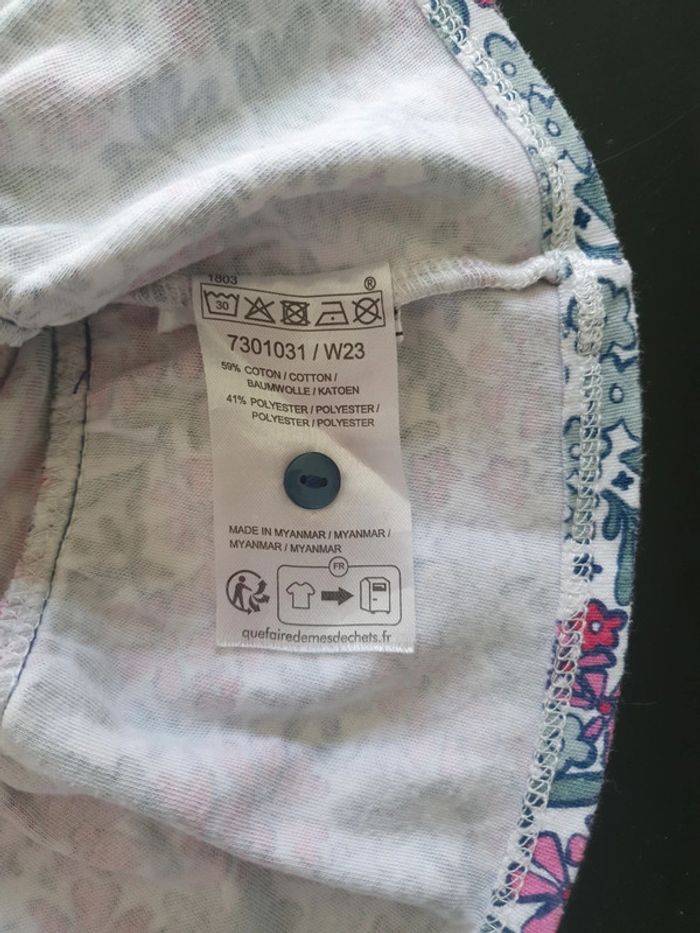 Robe à manches longues fleurie - photo numéro 4