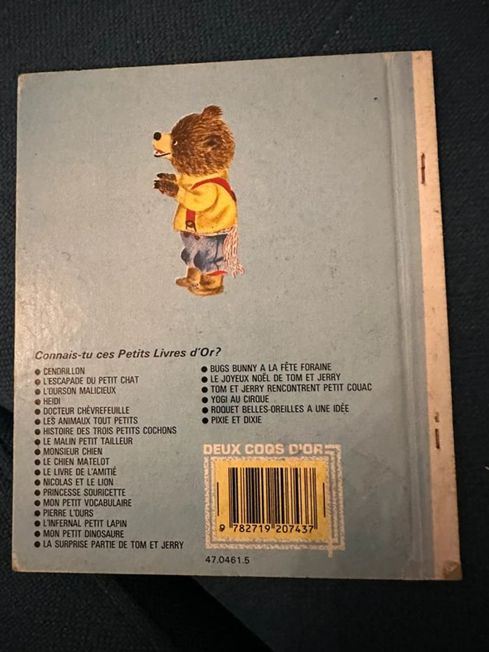 Livre ancien Un petit livre d’or deux coqs Pierre l’Ours 340 album vintage carton - photo numéro 2
