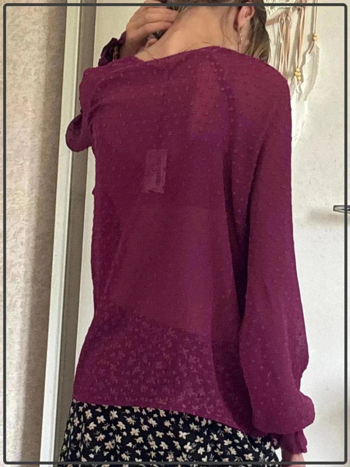 Magnifique blouse taille 38 marque Jacqueline de Young neuf avec etiquette * - photo numéro 3