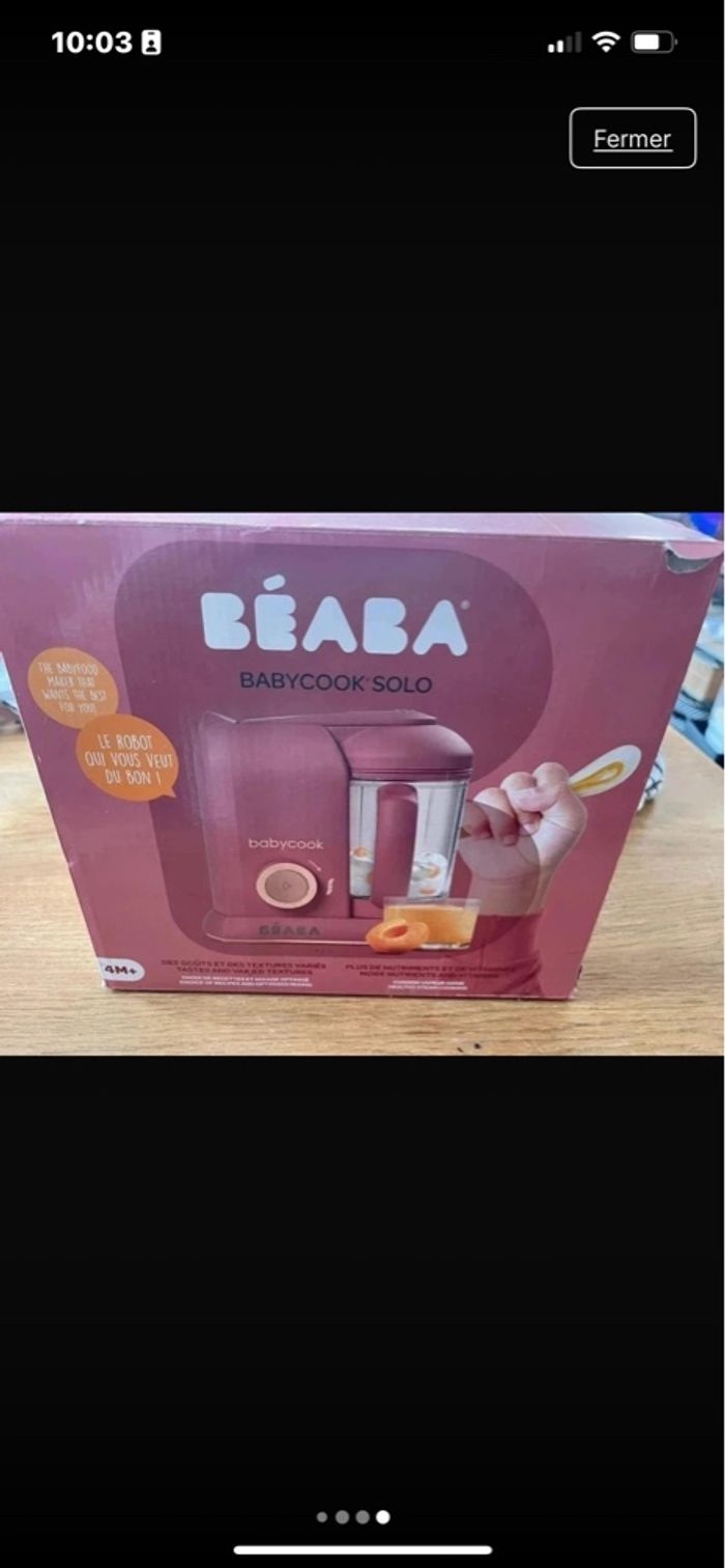 🍉Baby cook solo rose litchee BEABA - photo numéro 3