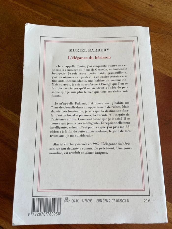 L’élégance du hérisson - photo numéro 2