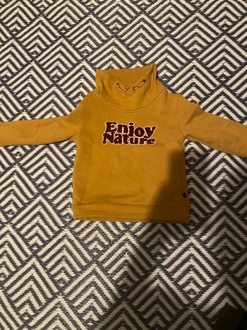 Sweat enfant moutarde