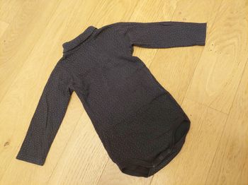 Body petit bateau col roulé marine