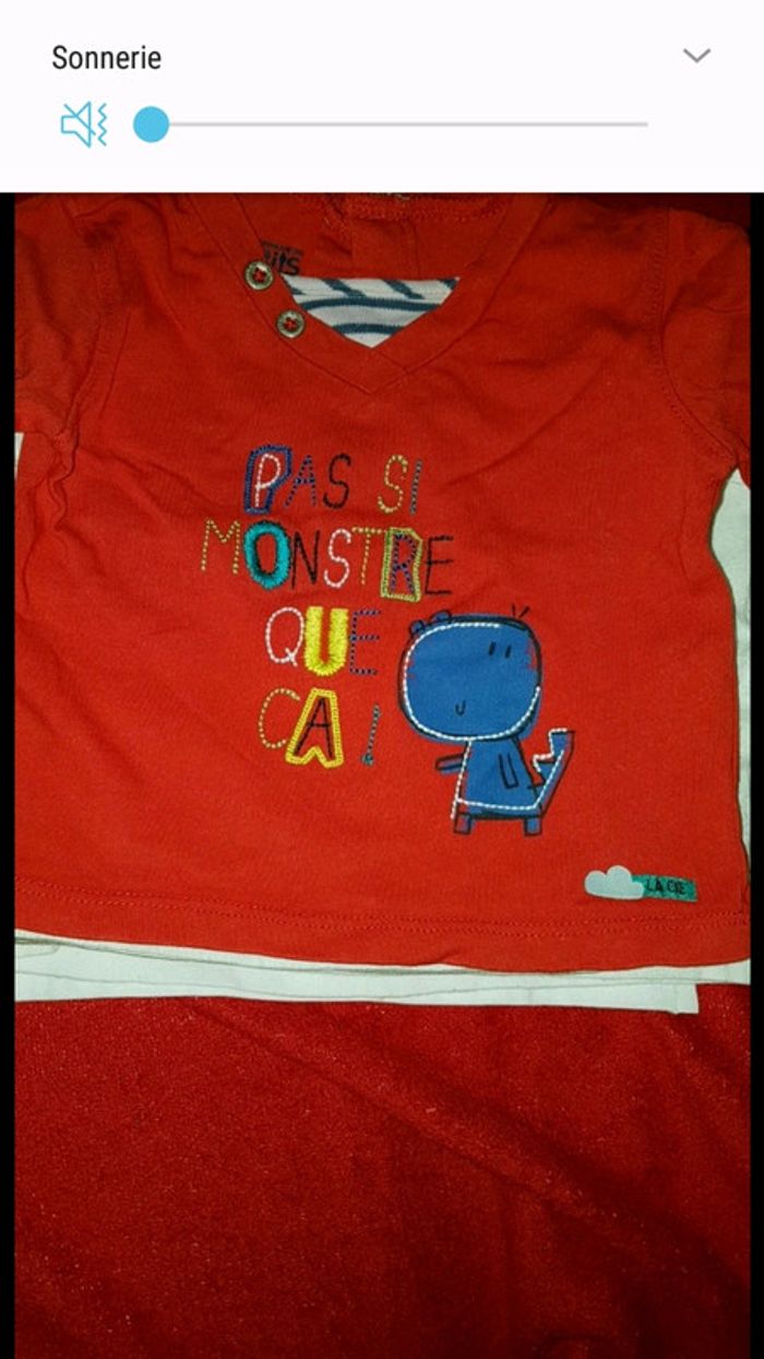 Lot 6 t-shirt 3 mois