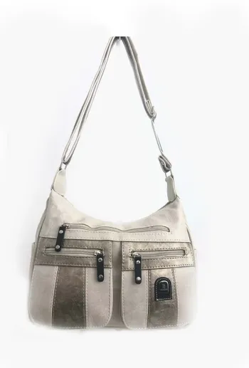 Sac a main écru & doré