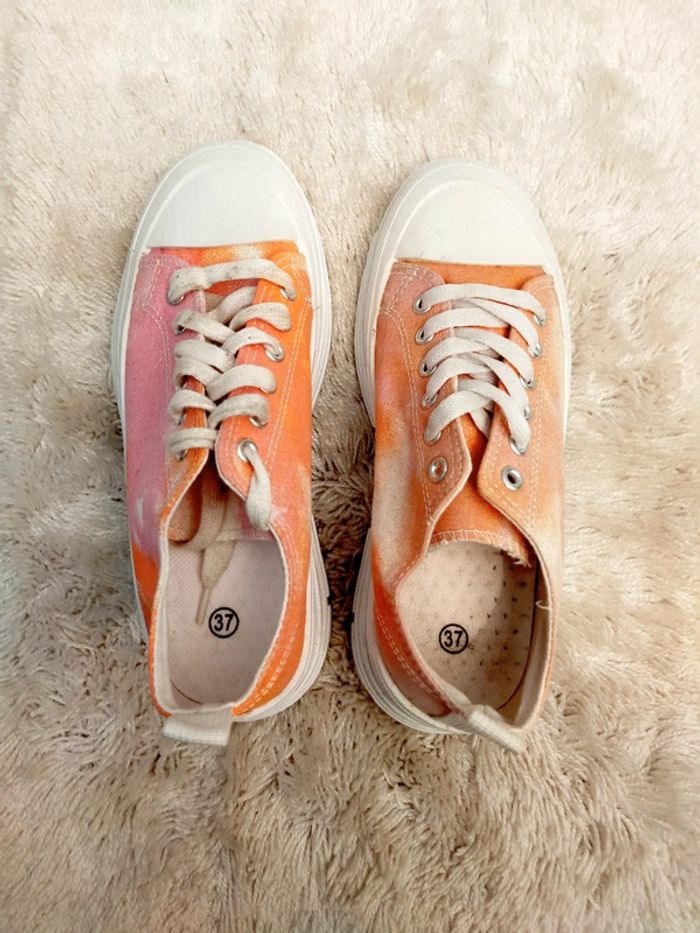 Sneakers, basket délavé taille 37 - photo numéro 3