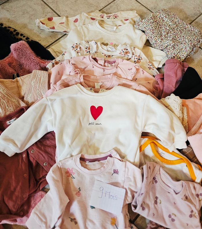 Gros lot fille 9 mois automne hiver - photo numéro 2